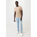 T-shirt mix de algodão reciclado e orgânico, 180 g/m2, Iqoniq Manuel cor castanho-claro