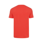 T-shirt mix de algodão reciclado e orgânico casual fit, 180 g/m2, Iqoniq cor vermelho segunda vista