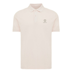 Polo piqué corte regular algodão ecológico, 220 g/m2, Iqoniq Yosemite cor cor-de-rosa claro vista com logo