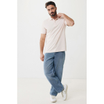 Polo piqué corte regular algodão ecológico, 220 g/m2, Iqoniq Yosemite cor cor-de-rosa claro