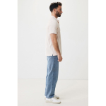 Polo piqué corte regular algodão ecológico, 220 g/m2, Iqoniq Yosemite cor cor-de-rosa claro