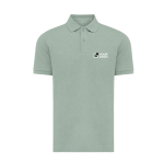Polo piqué corte regular algodão ecológico, 220 g/m2, Iqoniq Yosemite cor verde oliva vista principal