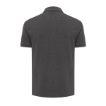 Polo piqué corte regular algodão ecológico, 220 g/m2, Iqoniq Yosemite cor cinzento topo segunda vista