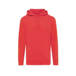 Sweatshirt de algodão reciclado e orgânico slim fit, 340 g/m2, Iqoniq cor vermelho