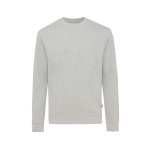 Camisola jaspeada de algodão ecológico 340 g/m2 Iqoniq Denali cor cinzento-claro mesclado