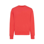 Camisola oversize de algodão eco 340 g/m2 Iqoniq cor vermelho