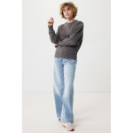 Camisola oversize de algodão eco 340 g/m2 Iqoniq cor prateado mate