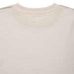 Camisola oversize de algodão eco 340 g/m2 Iqoniq cor natural quarta vista