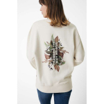 Camisola oversize de algodão eco 340 g/m2 Iqoniq cor natural