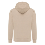 Sweatshirt com fecho de correr de algodão eco slim fit 340 g/m2 Iqoniq cor castanho-claro segunda vista