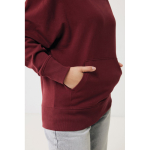Sweatshirt de algodão eco regular fit 340 g/m2 Iqoniq cor bordeaux
