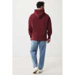 Sweatshirt de algodão eco regular fit 340 g/m2 Iqoniq cor bordeaux