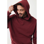 Sweatshirt de algodão eco regular fit 340 g/m2 Iqoniq cor bordeaux