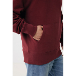 Sweatshirt de algodão eco regular fit 340 g/m2 Iqoniq cor bordeaux