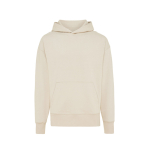 Sweatshirt de algodão eco regular fit 340 g/m2 Iqoniq cor bege