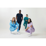 Sweatshirt de algodão eco regular fit 340 g/m2 Iqoniq cor bege vista com modelo