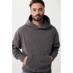 Sweatshirt de algodão eco regular fit 340 g/m2 Iqoniq cor prateado mate