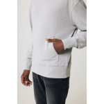 Sweatshirt de algodão eco regular fit 340 g/m2 Iqoniq cor cinzento-claro