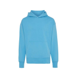 Sweatshirt de algodão eco regular fit 340 g/m2 Iqoniq cor ciano