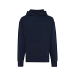 Sweatshirt de algodão eco regular fit 340 g/m2 Iqoniq cor azul-marinho