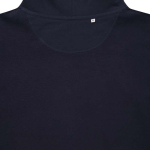 Sweatshirt de algodão eco regular fit 340 g/m2 Iqoniq cor azul-marinho quarta vista