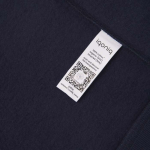 Sweatshirt de algodão eco regular fit 340 g/m2 Iqoniq cor azul-marinho quinta vista
