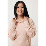 Sweatshirt de algodão eco regular fit 340 g/m2 Iqoniq cor rosa pastel