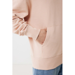 Sweatshirt de algodão eco regular fit 340 g/m2 Iqoniq cor rosa pastel