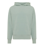 Sweatshirt de algodão eco regular fit 340 g/m2 Iqoniq cor verde oliva