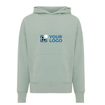 Sweatshirt de algodão eco regular fit 340 g/m2 Iqoniq cor verde oliva vista principal