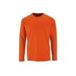 Camisola de manga comprida em algodão 100% 190 g/m2 SOL'S Imperial cor cor-de-laranja