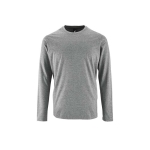Camisola de manga comprida em algodão 100% 190 g/m2 SOL'S Imperial cor cinzento-claro