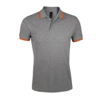 Polo bicolor de algodão para homem 200 g/m2 SOL'S Pasadena