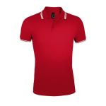 Polo bicolor de algodão para homem 200 g/m2 SOL'S Pasadena sexta vista