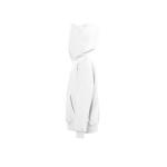 Sweatshirt de algodão e poliéster para crianças 280 g/m2 SOL'S SLAM cor branco vista lateral