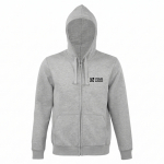 Sweatshirt de algodão e poliéster para homem 280 g/m2 SOL'S Spike cor cinzento-claro vista principal