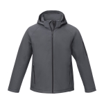 Casaco de poliéster para homem 250 g/m2 Elevate Essentials cor cinzento-escuro segunda vista frontal