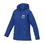 Casaco de poliéster para mulher 250 g/m2 Elevate Essentials cor azul vista impressão transfer