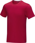 T-shirt homem algodão orgânico  160 g/m2 Elevate NXT cor vermelho segunda vista frontal
