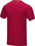 T-shirt homem algodão orgânico  160 g/m2 Elevate NXT cor vermelho terceira vista traseira