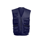 Colete multibolsos, poliéster  e algodão  200 g/m² THC PIXEL cor azul-marinho primeira vista