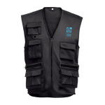 Colete multibolsos, poliéster  e algodão  200 g/m² THC PIXEL vista principal