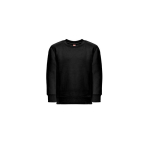 Sweatshirt em algodão e poliéster reciclado  THC DELTA KIDS cor preto primeira vista