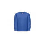 Sweatshirt em algodão e poliéster reciclado  THC DELTA KIDS cor azul real primeira vista