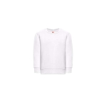 Sweatshirt em algodão e poliéster  THC DELTA KIDS WH cor branco primeira vista