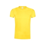 T-shirt de algodão em várias cores 145 g/m2 Fruit Of The Loom cor amarelo primeira vista