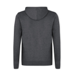 Sweatshirt de poliéster e algodão unissex 175 g/m2 MKT Landon cor preto terceira vista
