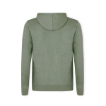 Sweatshirt de poliéster e algodão unissex 175 g/m2 MKT Landon cor verde terceira vista
