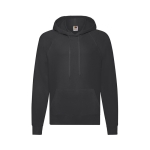 Sweatshirt de algodão e poliéster, crianças 240 g/m2 Fruit Of The Loom cor preto primeira vista