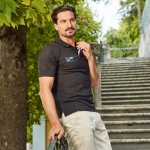 Polo técnico masculino, poliéster reciclado 180 g/m2 THC DYNAMIC varias cores